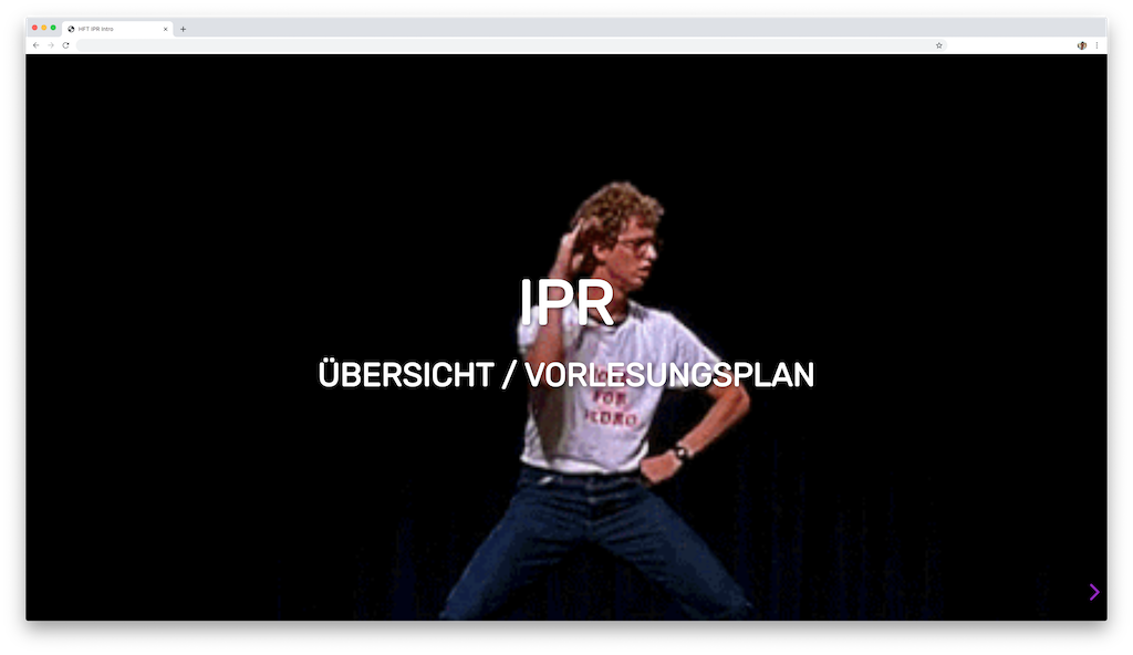 Vorlesung: Internetprogrammierung