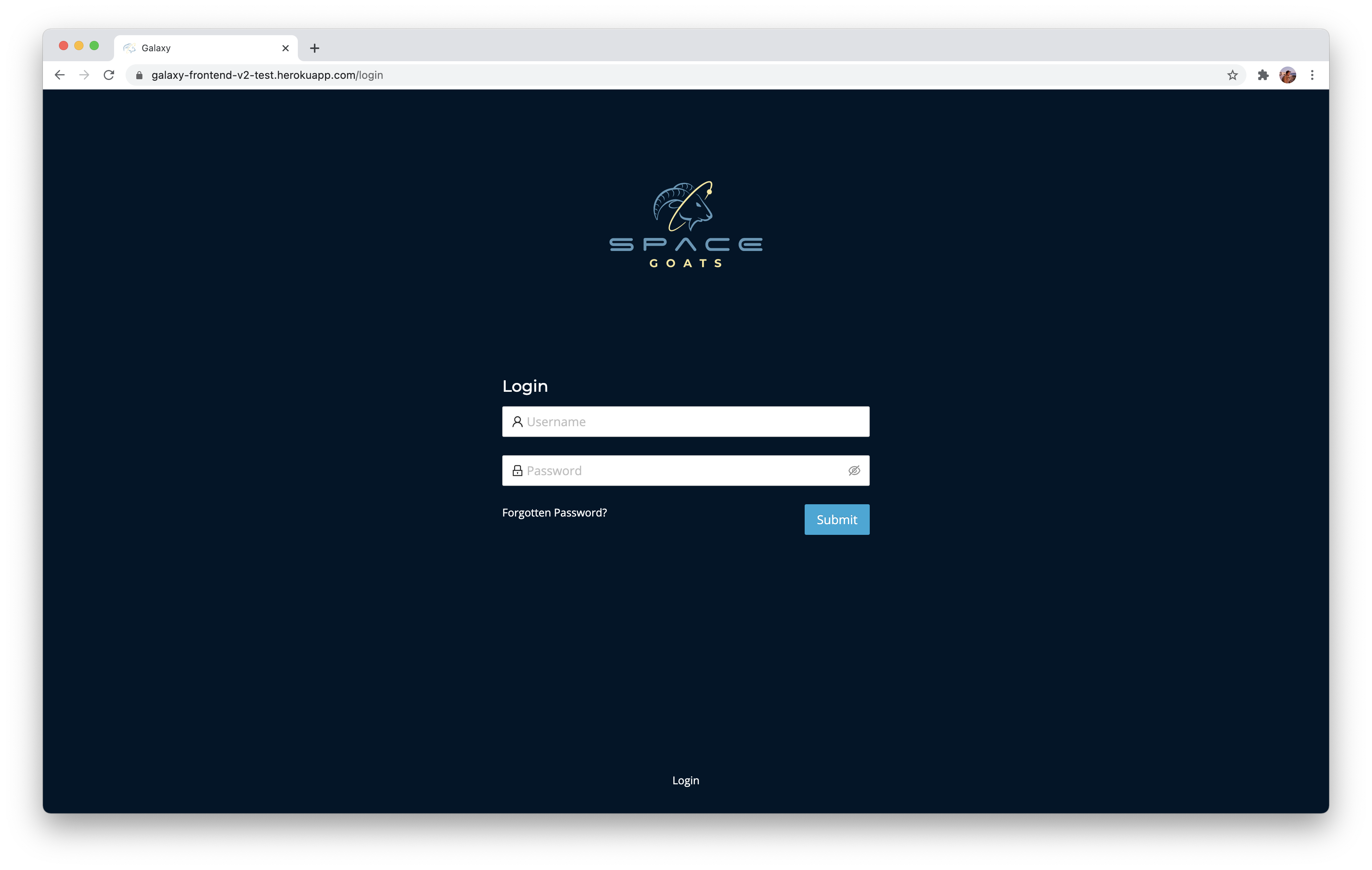 Galaxy Customer Software
